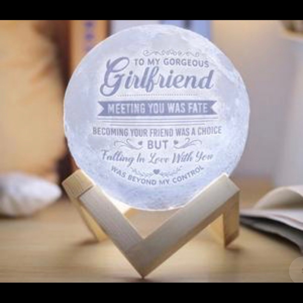 Girlfriend Moon Lamp